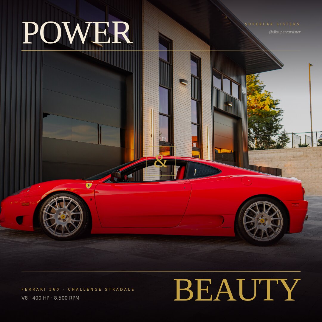 Power & Beauty — Ferrari 360 Challenge Stradale editorial feature by @supercarsisters_usa