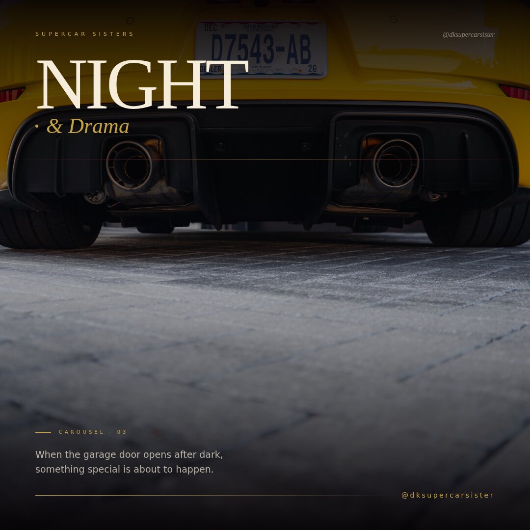 Night & Drama — Porsche GT4 RS exhaust editorial by @supercarsisters_usa